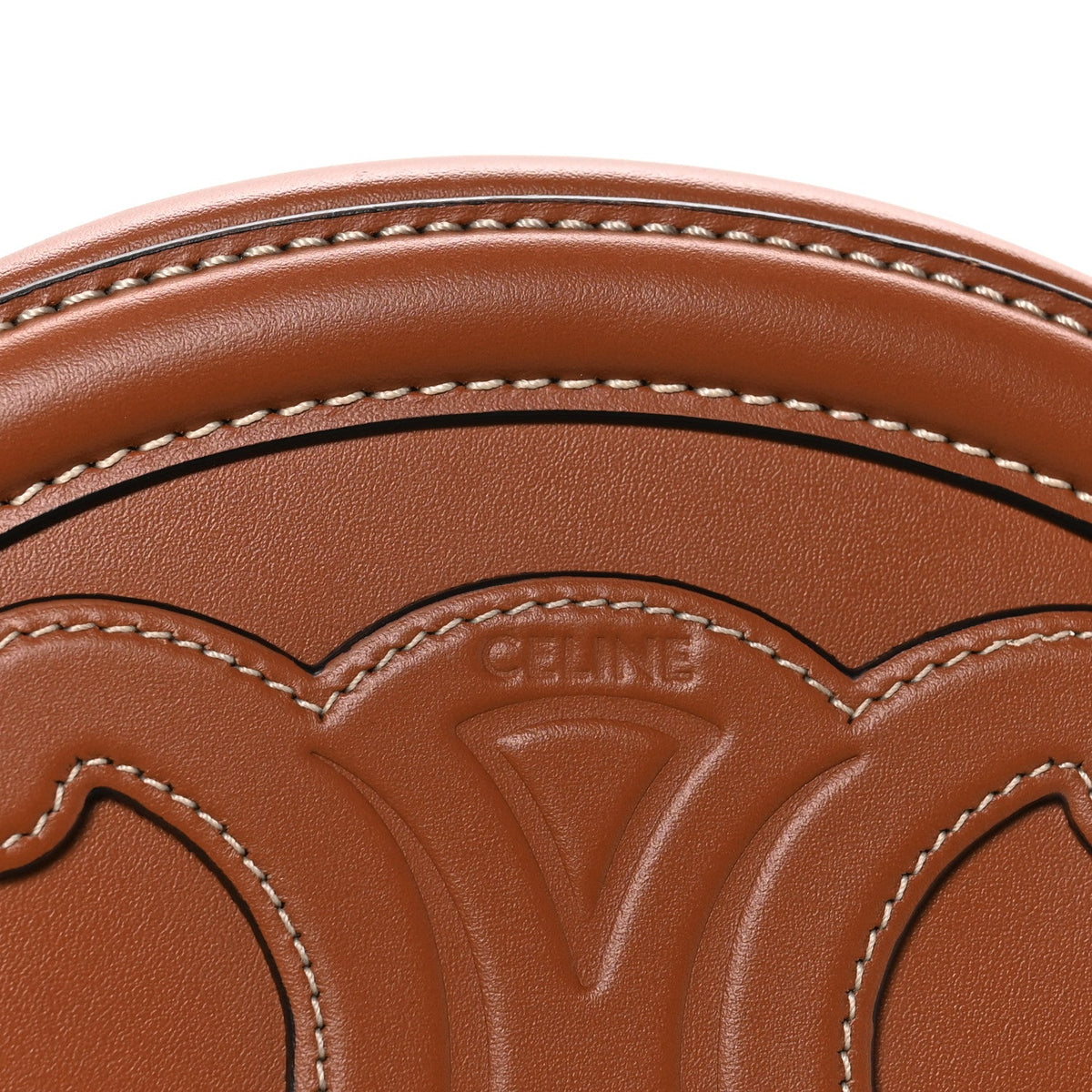 Small Calfskin Crossbody Bag - Tan