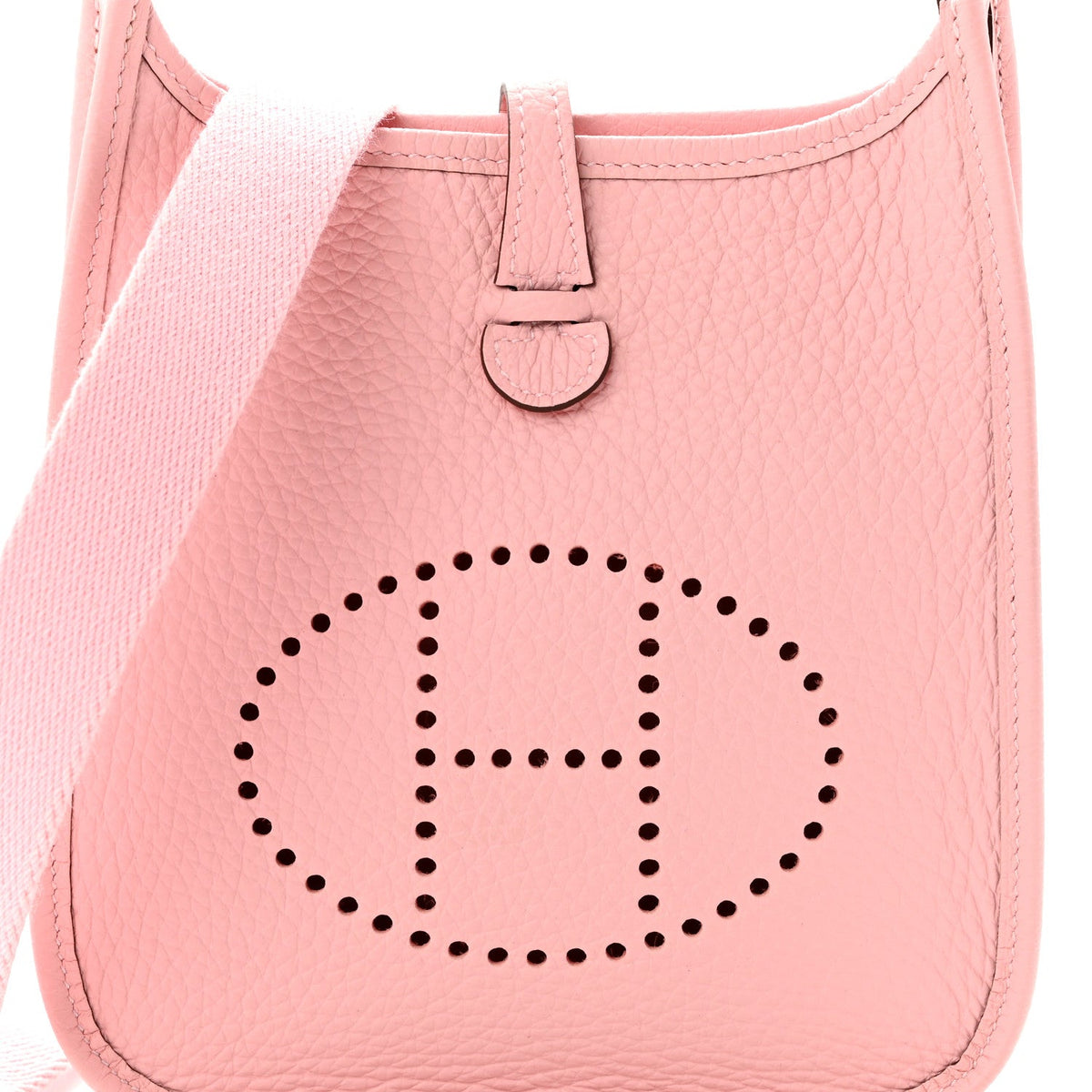 Taurillon Clemence Evelyne Tpm Rose Saku Handbag