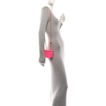 Mini Quilted Handbag - Pink