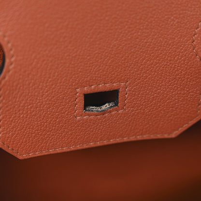 Taurillon Novillo Birkin 30 Cuivre Handbag
