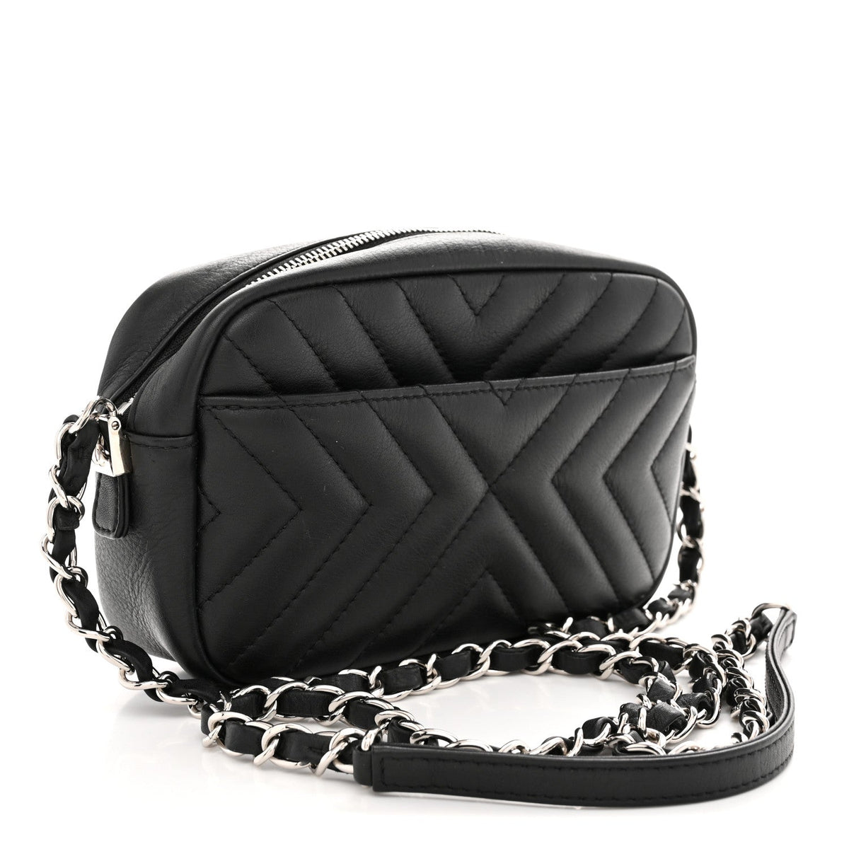 Quilted Calfskin Handbag - Black