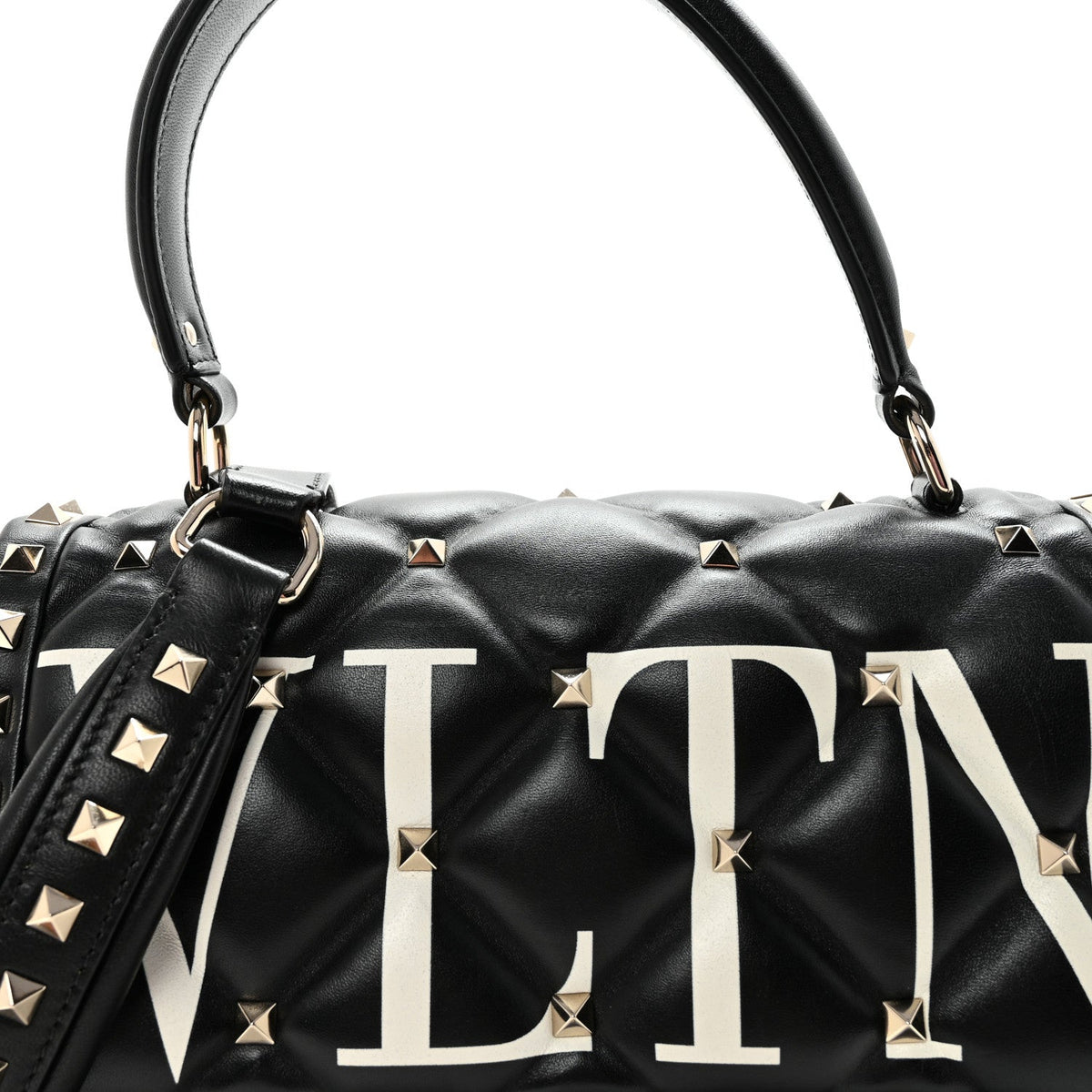 Lambskin Handbag - Black