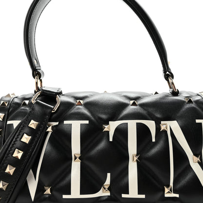 Lambskin Handbag - Black