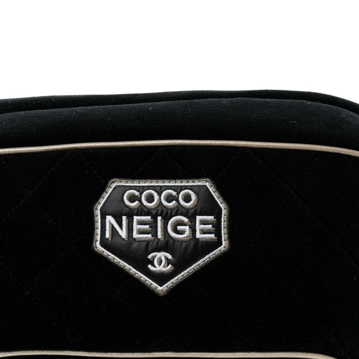 Quilted Belt Bag - Black