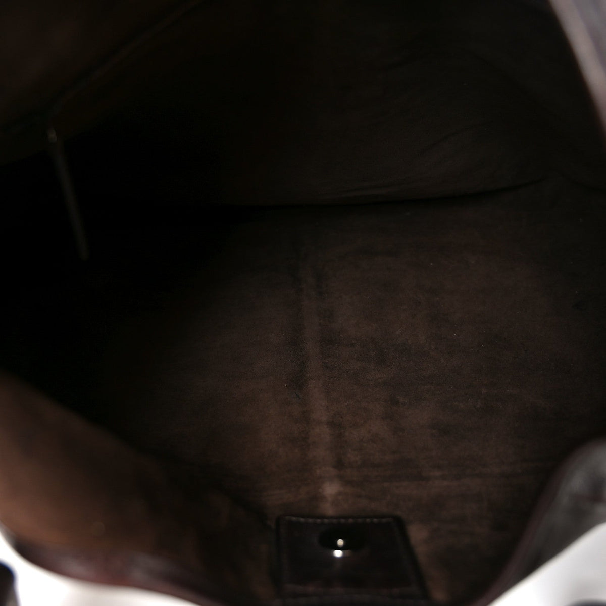Medium Leather Handbag - Brown