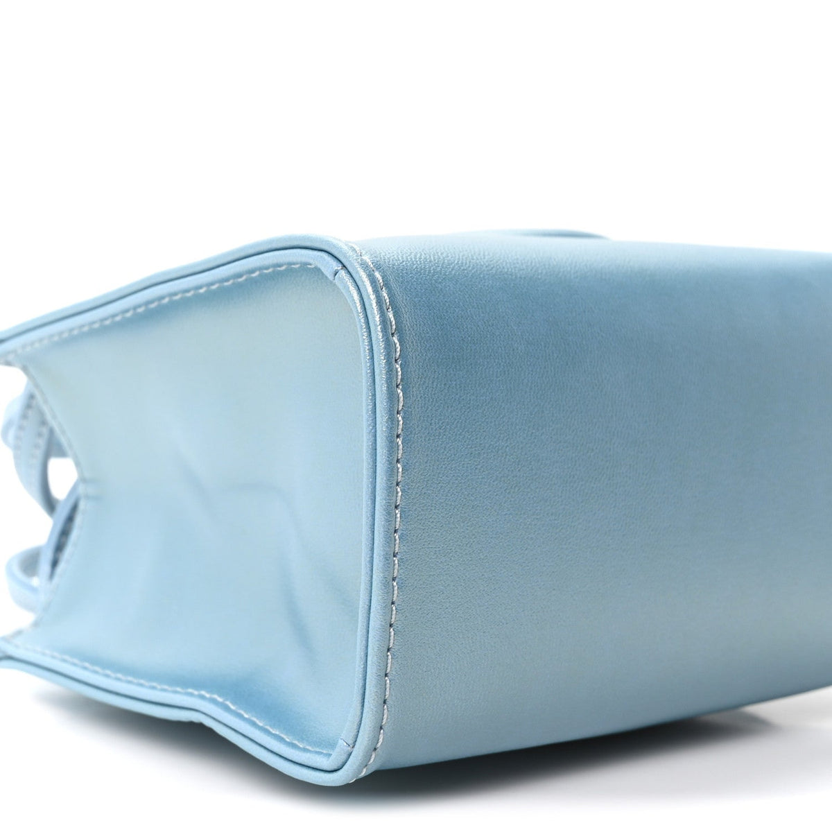 Small Leather Handbag - Blue