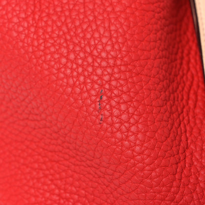 Taurillon Clemence Swift Eclat Picotin L Handbag