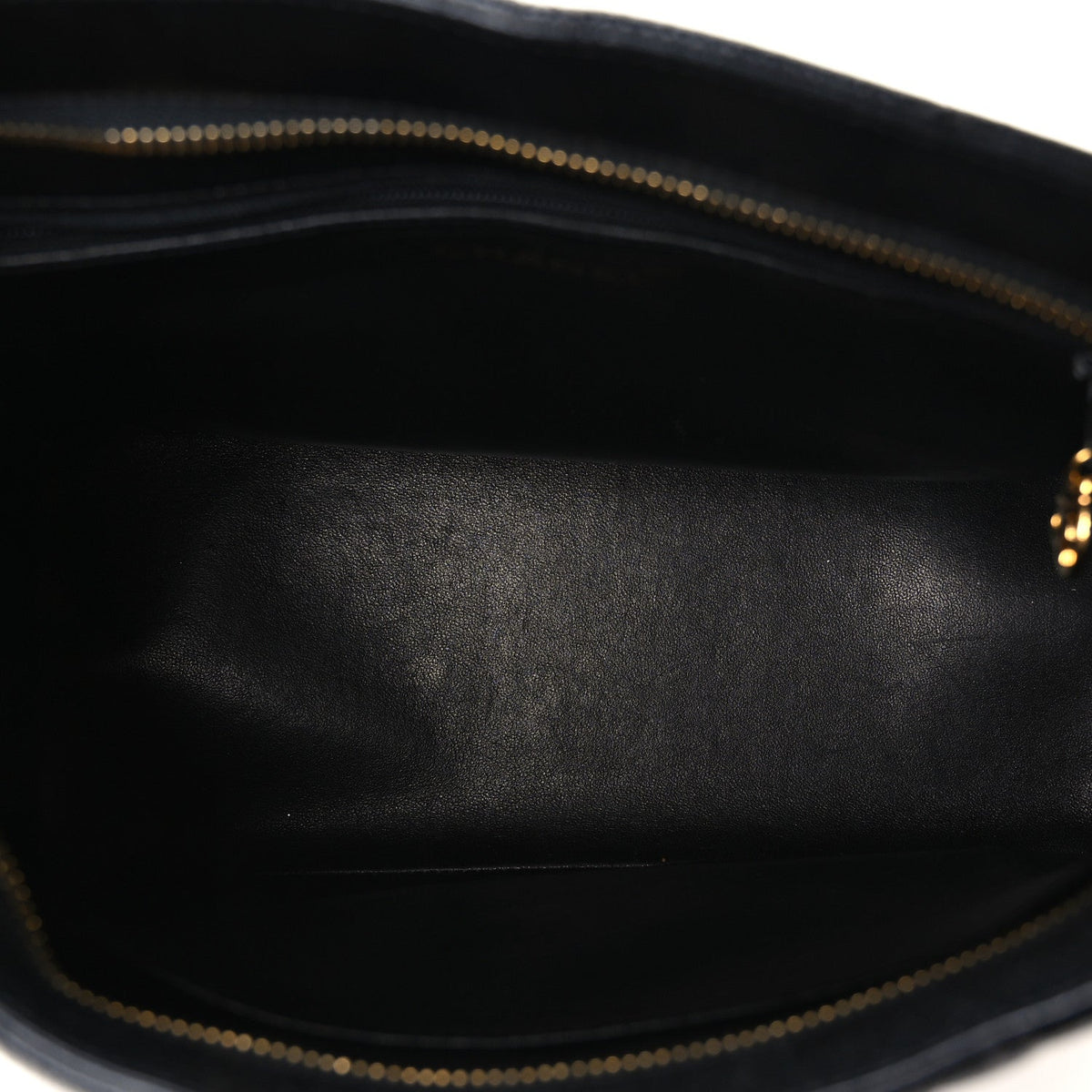 Quilted Caviar Tote Bag - Black
