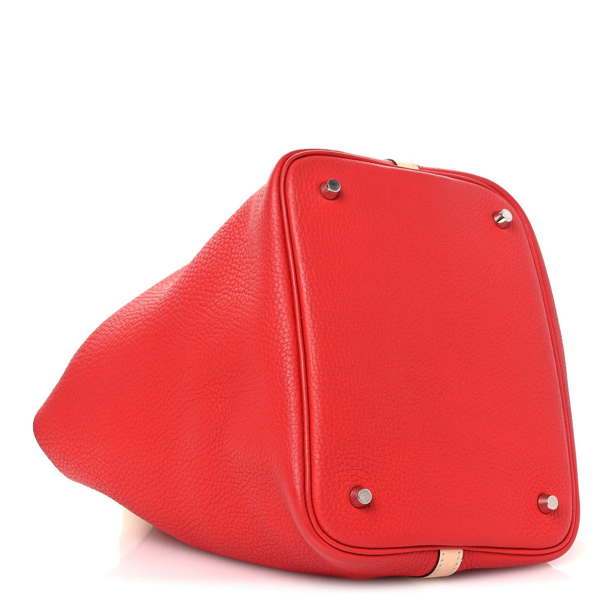 Taurillon Clemence Swift Eclat Picotin L Handbag