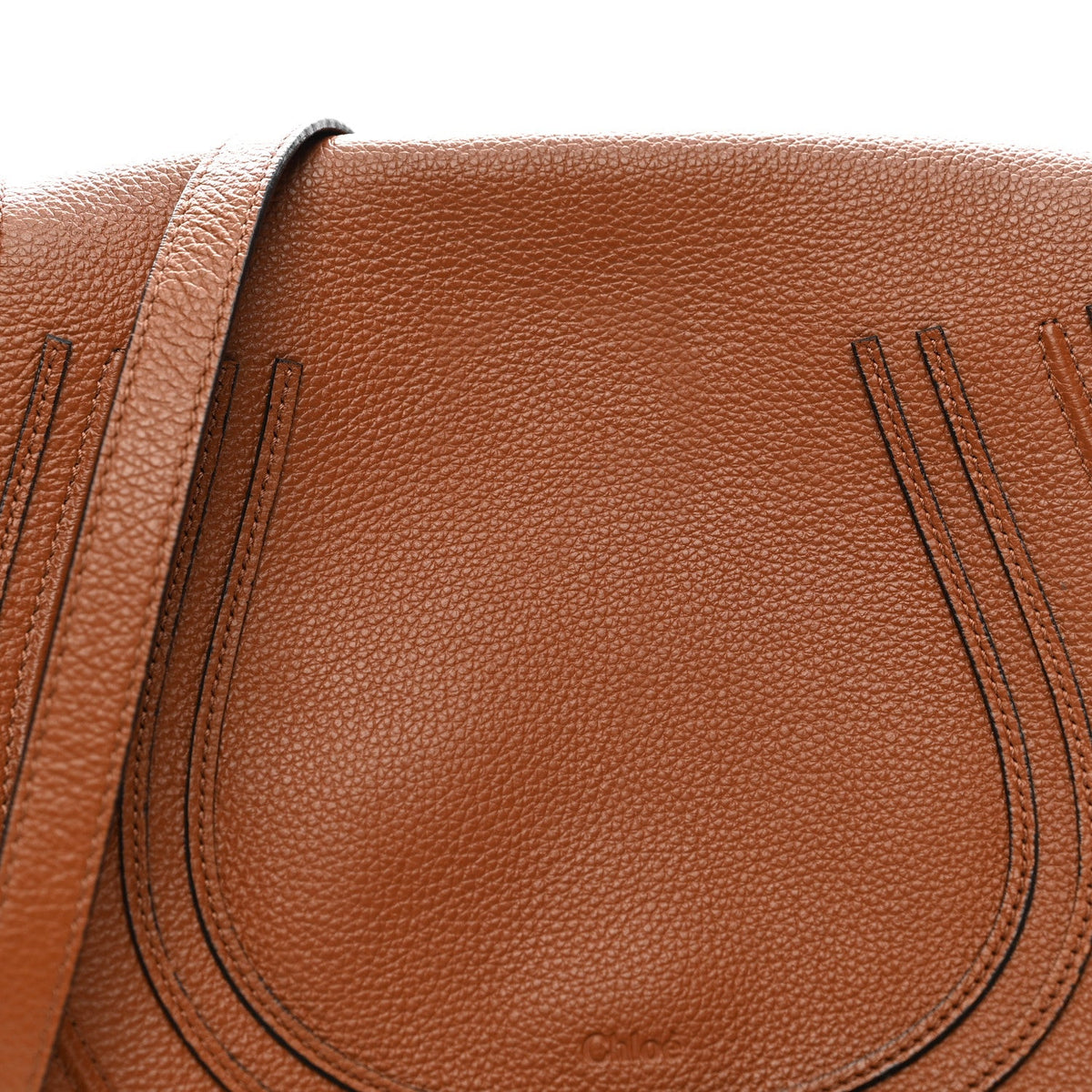 Medium Calfskin Crossbody Bag - Tan
