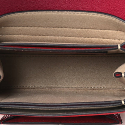 Mini Goatskin Shoulder Bag - Red