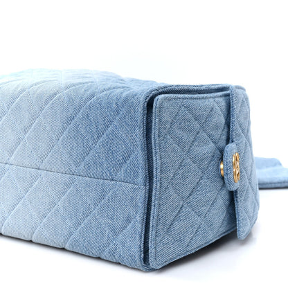 Medium Quilted Handbag - Blue