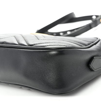 Small Calfskin Shoulder Bag - Black
