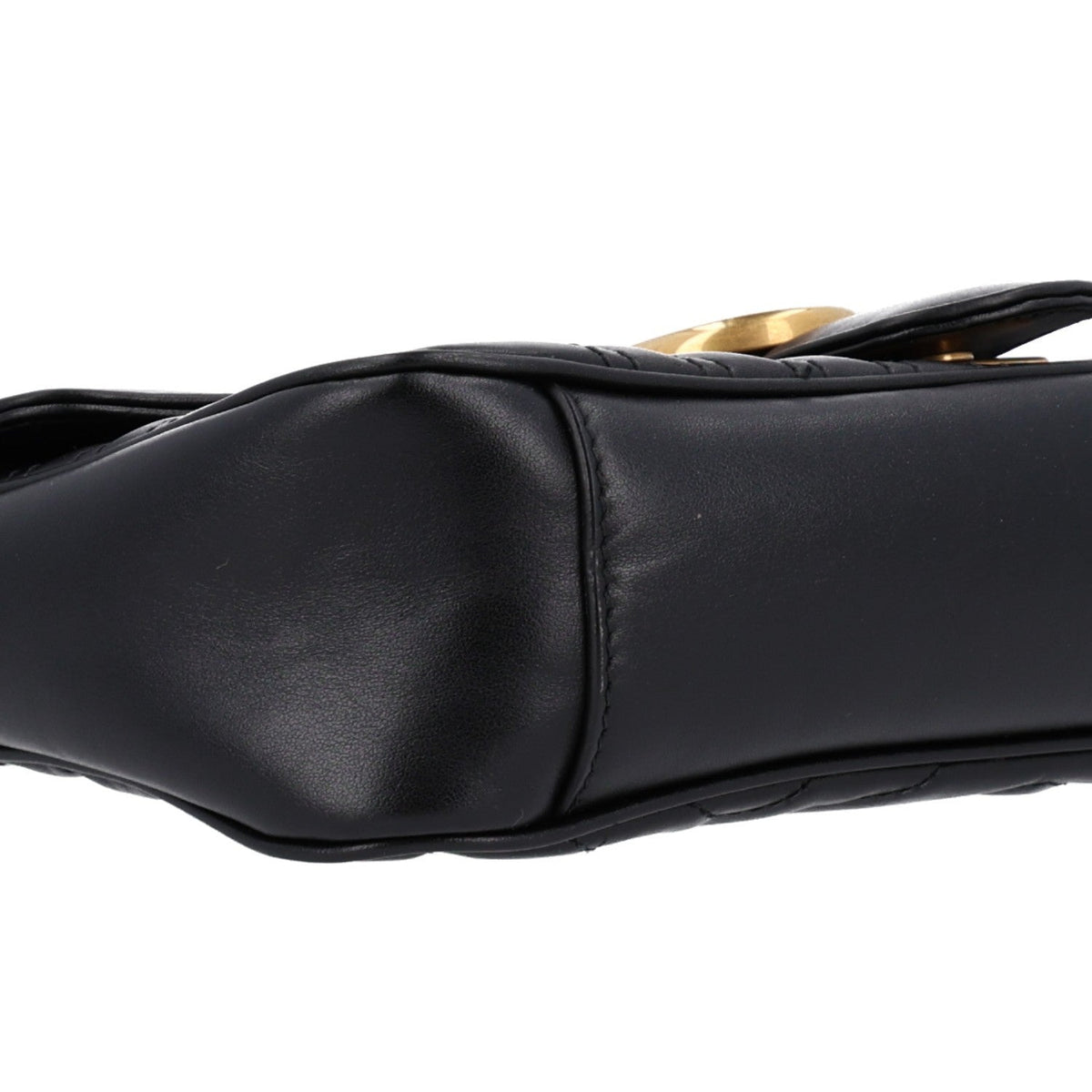 Small Calfskin Shoulder Bag - Black