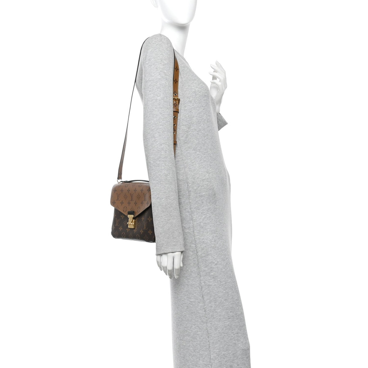 Reverse Monogram Pochette Metis Handbag