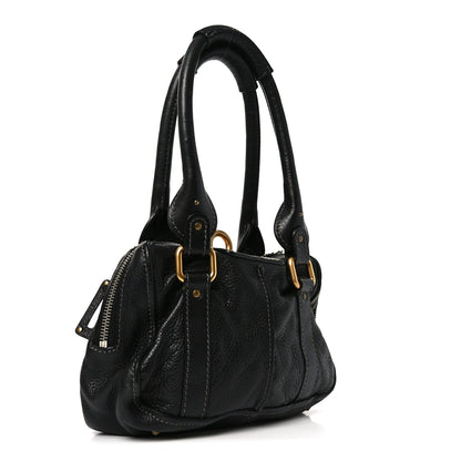 Small Calfskin Shoulder Bag - Black
