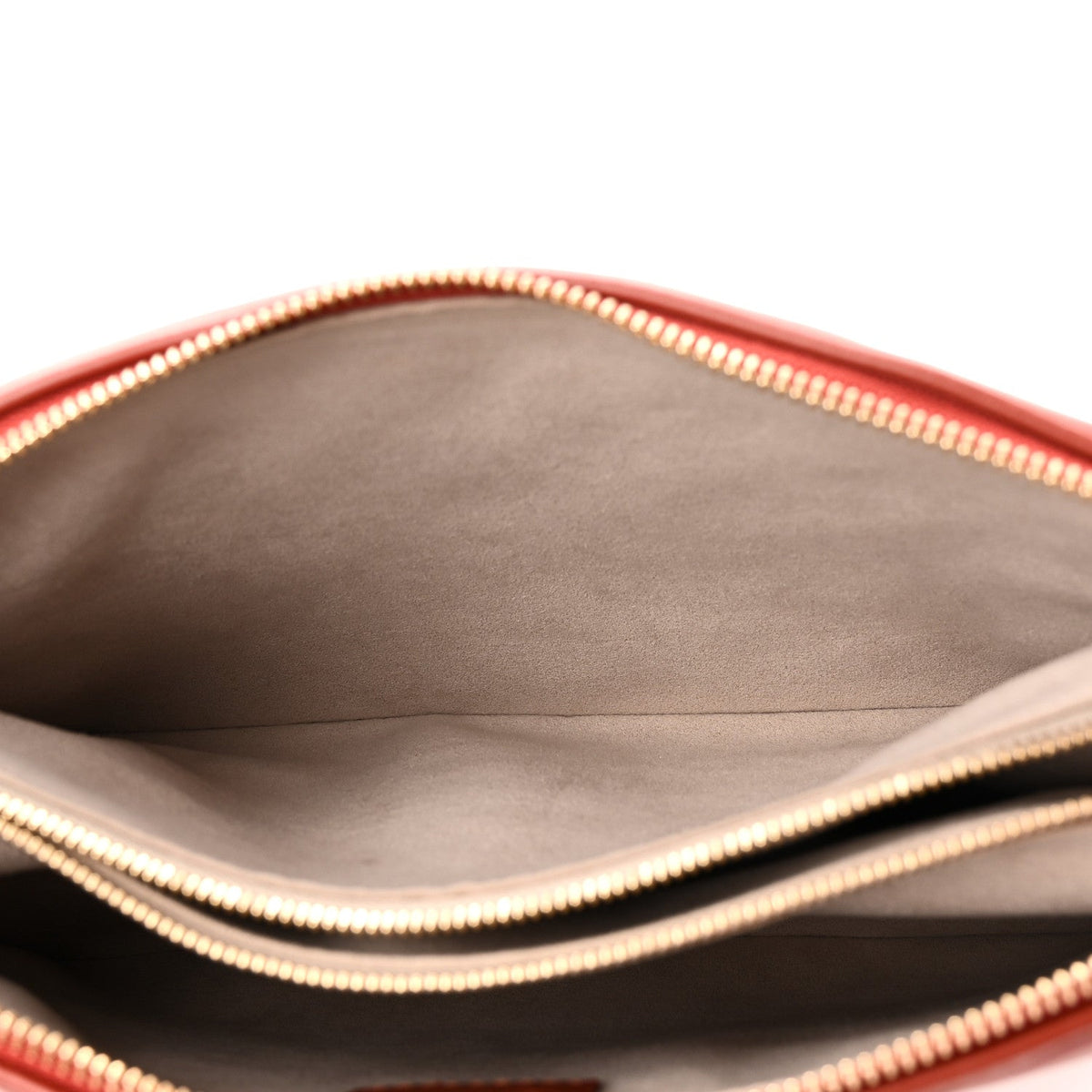 Lambskin Handbag - Brown