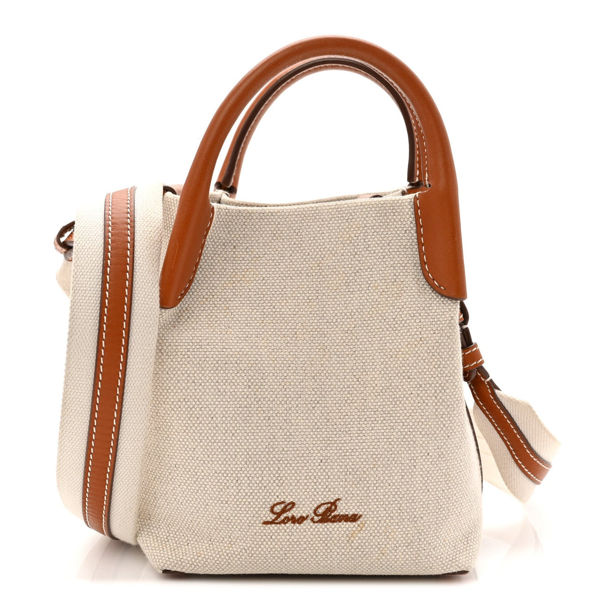 Calfskin Handbag - Natural