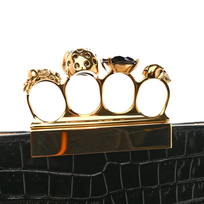 Calfskin Clutch Bag - Black