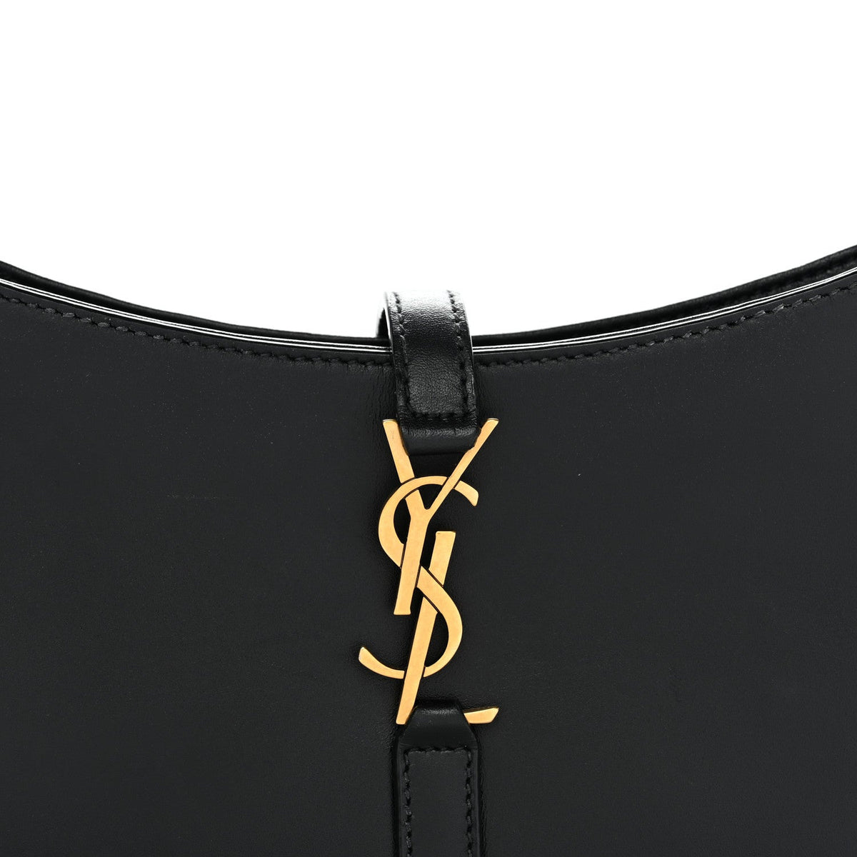 Mini Calfskin Hobo Bag - Black