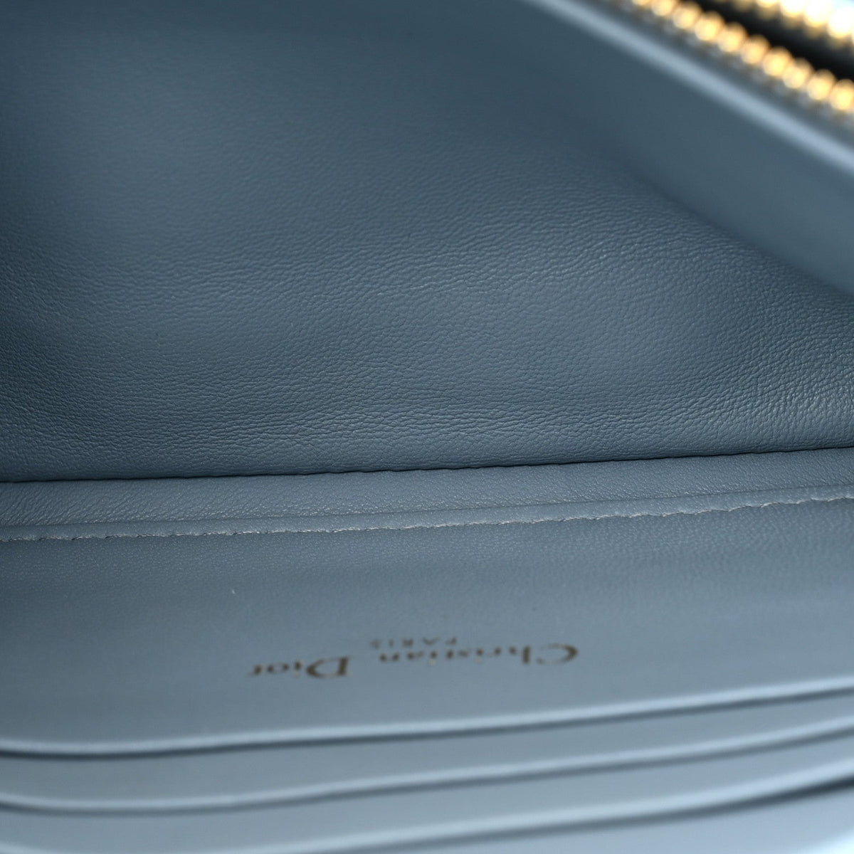 Mini Lambskin Handbag - Blue