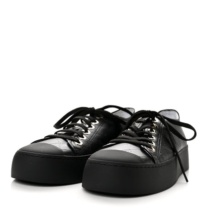 Chanel Lambskin Printed Logo Women's Shoes