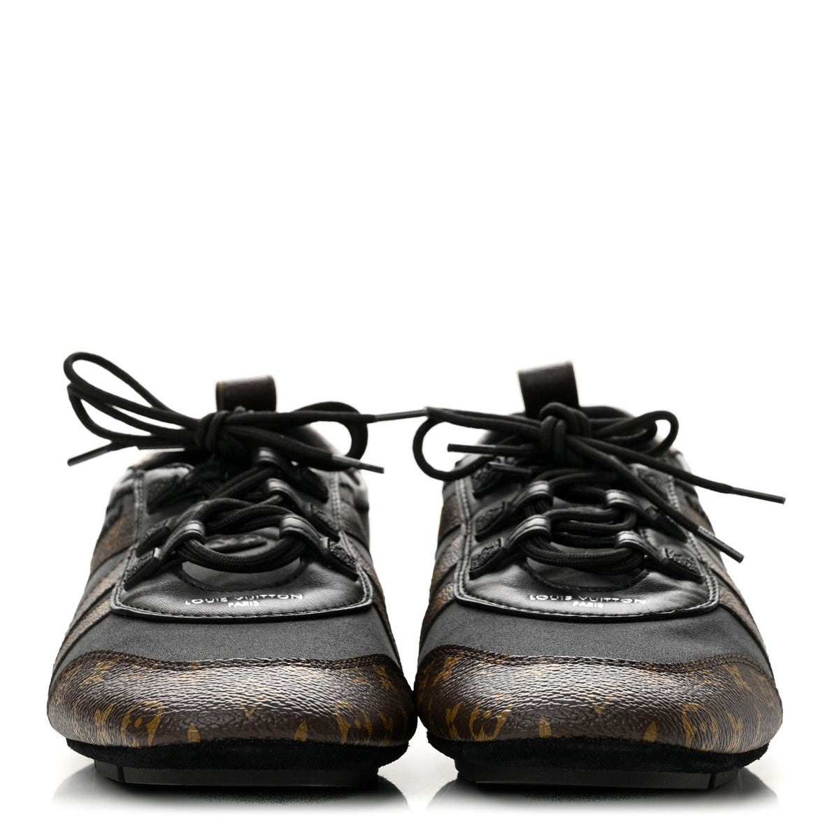 Louis Vuitton Monogram Calfskin Women's LV Sneakerina 41 Black
