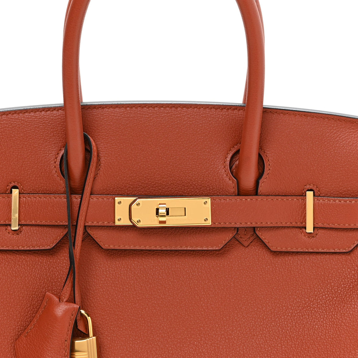 Taurillon Novillo Birkin 30 Cuivre Handbag