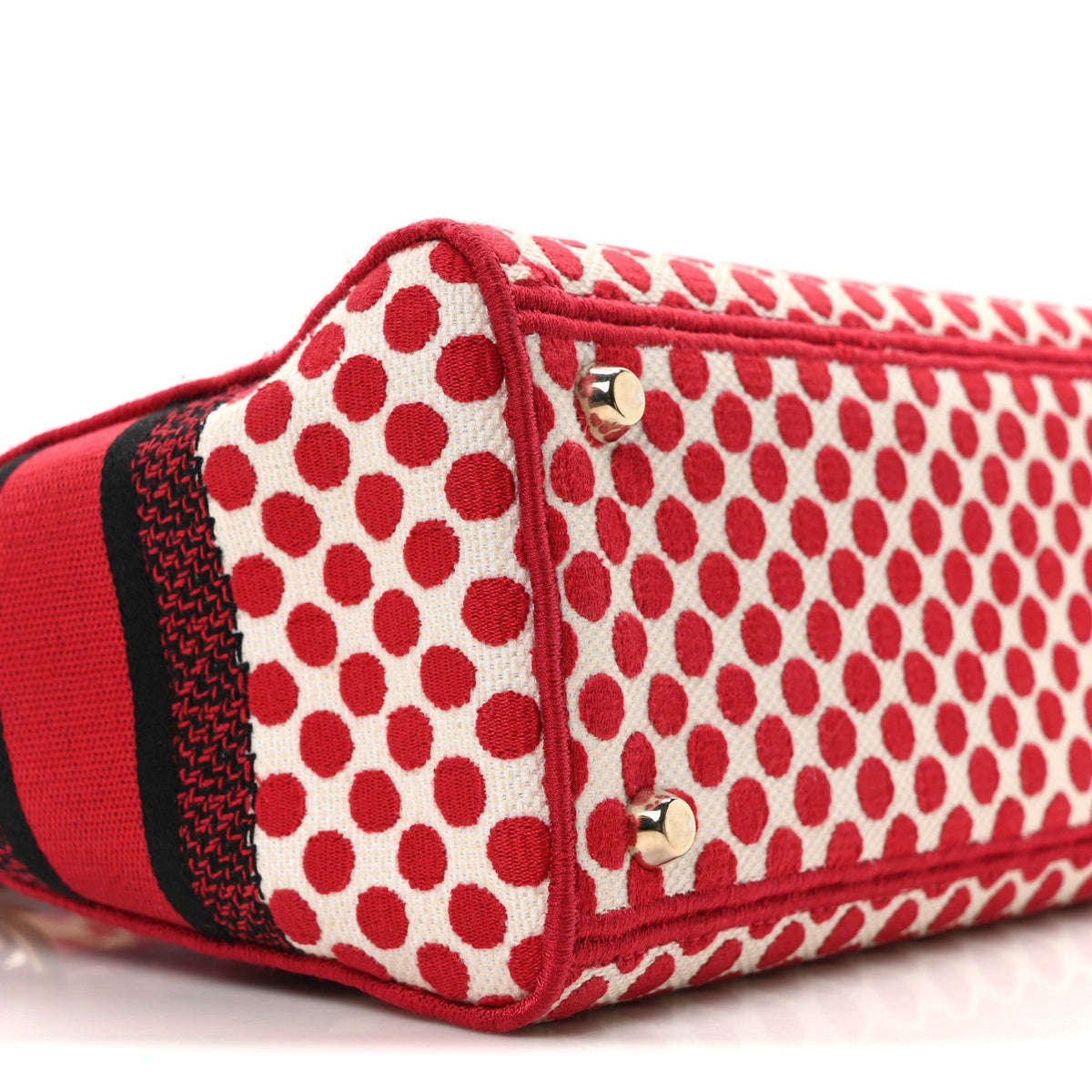 Medium Canvas Handbag - Red
