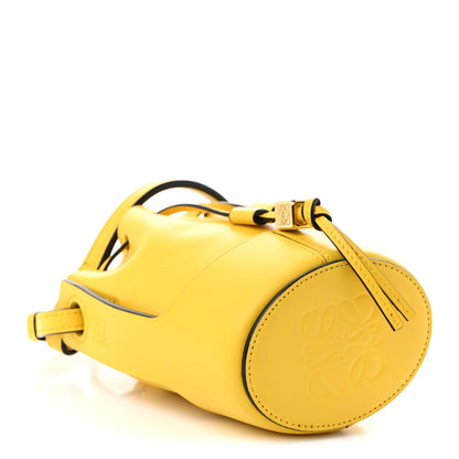 Mini Calfskin Bucket Bag - Yellow