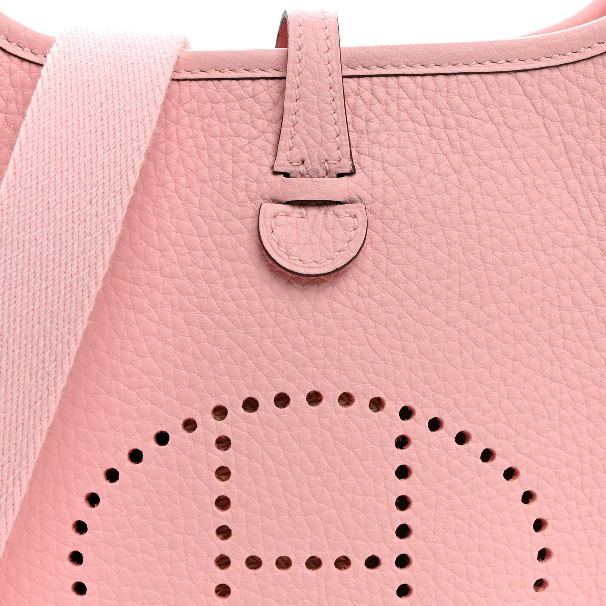 Taurillon Clemence Evelyne Tpm Rose Saku Handbag