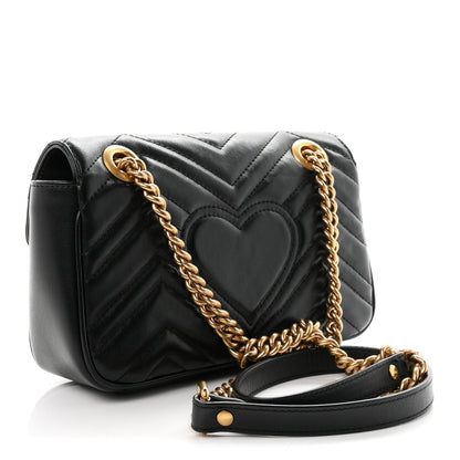 Mini Calfskin Shoulder Bag - Black