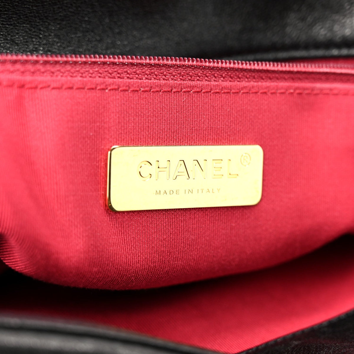 Large Quilted Goatskin Flap Shoulder Bag - Black