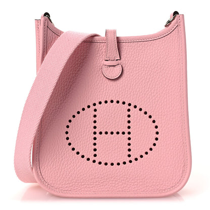 Taurillon Clemence Evelyne Tpm Rose Saku Handbag