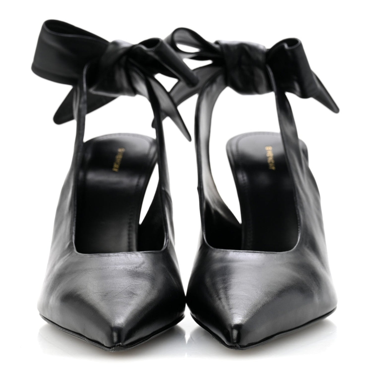 Givenchy Calfskin Women's Beauw Slingback Pumps 36.5 Black