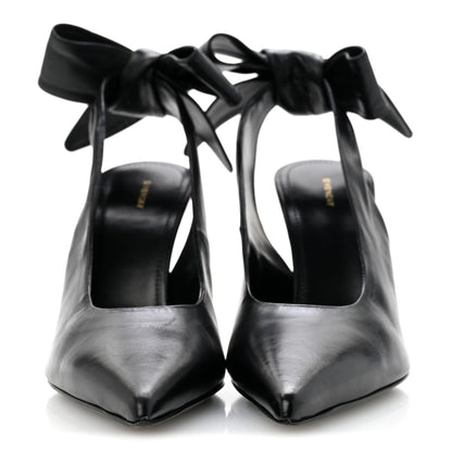 Givenchy Calfskin Women's Beauw Slingback Pumps 36.5 Black