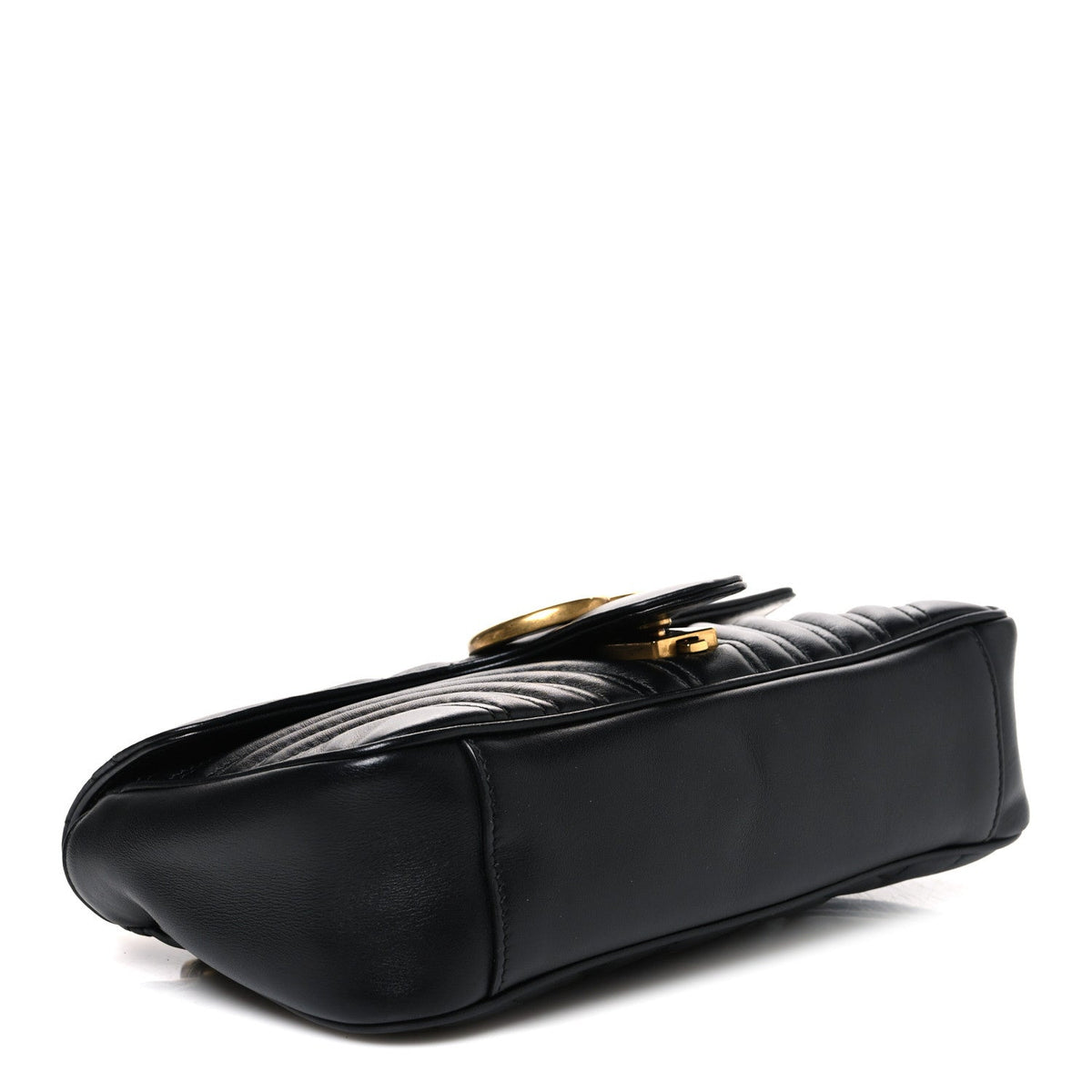 Small Calfskin Shoulder Bag - Black