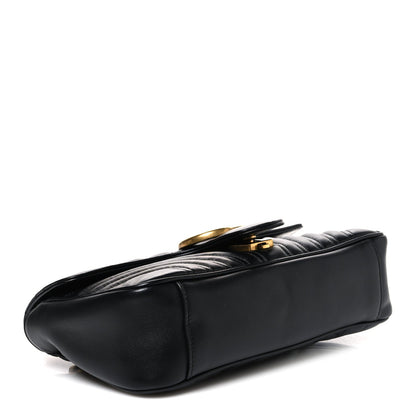 Small Calfskin Shoulder Bag - Black