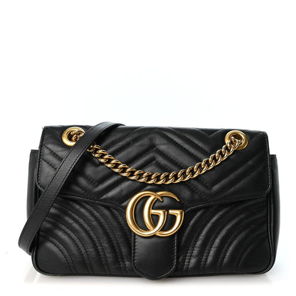 Small Calfskin Shoulder Bag - Black
