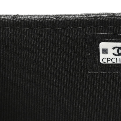 Quilted Lambskin Clutch Bag - Black