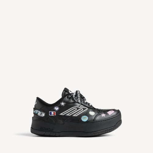 Balenciaga Hamptons Stickers Platform Women's Shoes
