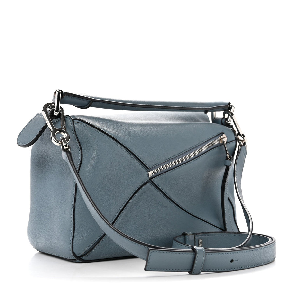Small Calfskin Handbag - Blue
