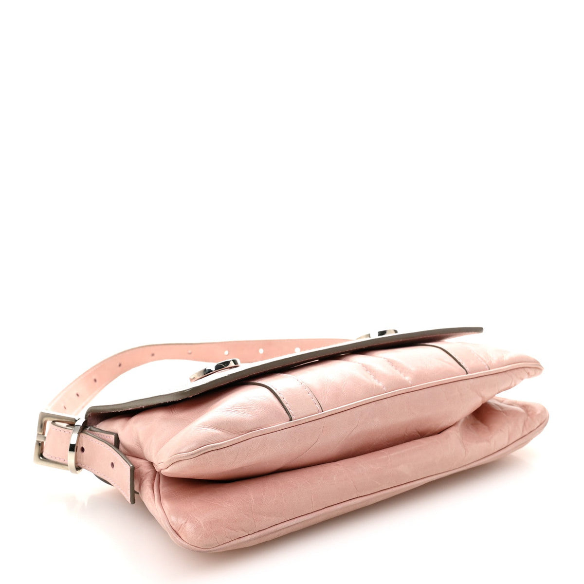 Goatskin Shoulder Bag - Pink
