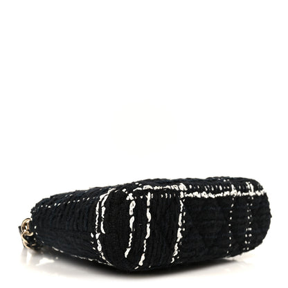 Mini Quilted Clutch Bag - Black