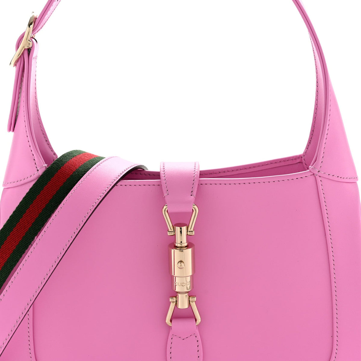 Medium Calfskin Hobo Bag - Pink