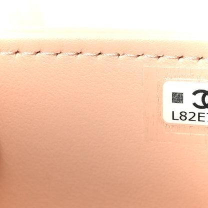Mini Caviar Shoulder Bag - Pink