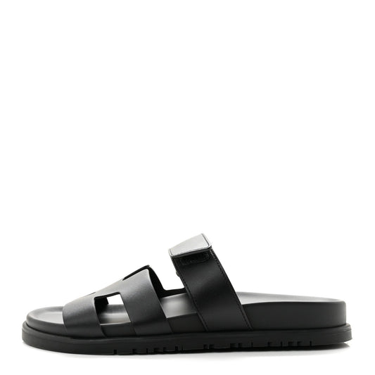Calfskin Chypre Sandals Black