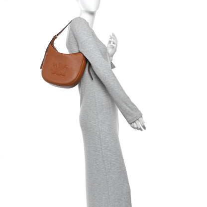 Small Calfskin Shoulder Bag - Tan