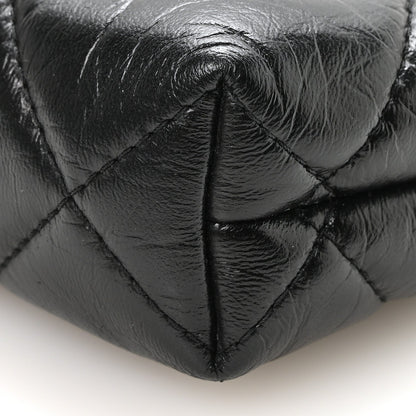 Quilted Lambskin Clutch Bag - Black