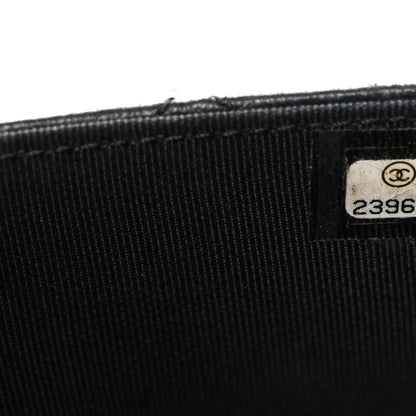 Quilted Lambskin Wallet Bag - Black